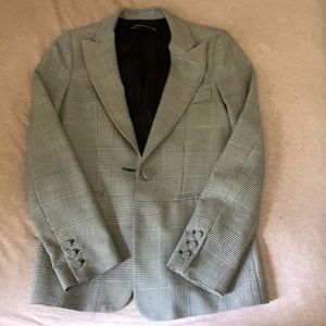 EUC Zara monochrome blazer slim fit